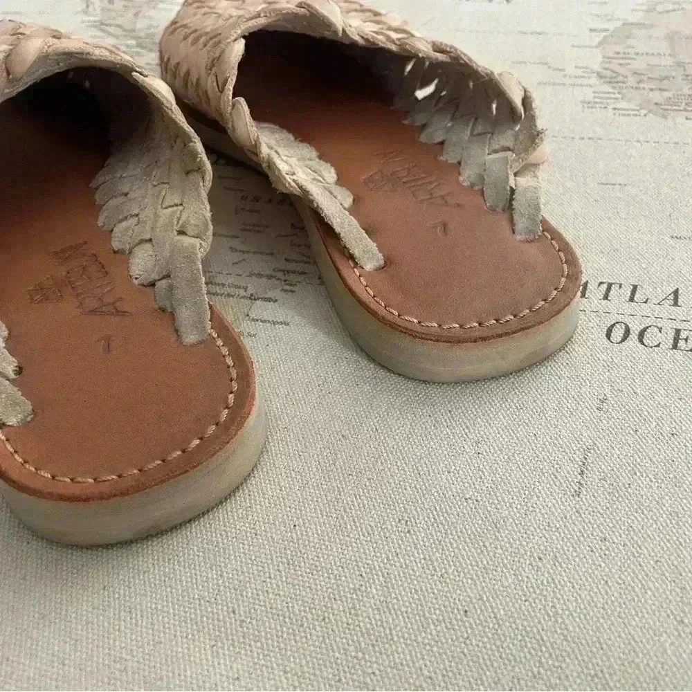 Artesun Woven Leather Mexican Huarache Mules M7 / W9